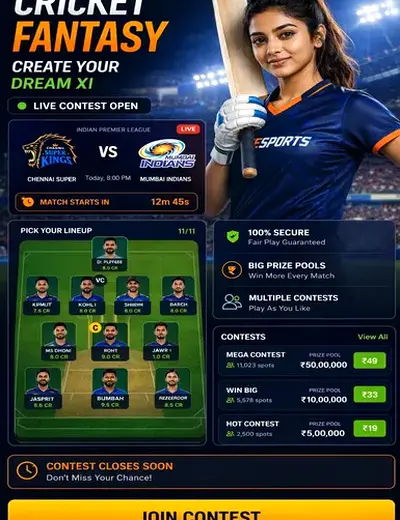 Vegas11 (vegas11 register) fantasy cricket & matchday visual 3